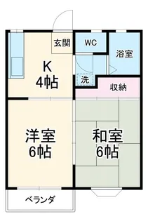カーサブランシェ【1階】の間取り