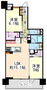 ウエリス三浦海岸【16階】の間取り