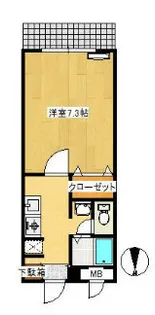 アメージング・エステート【1階】の間取り