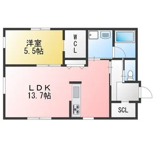SKYIII【1階】の間取り