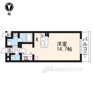 ルミナス都【2階】の間取り