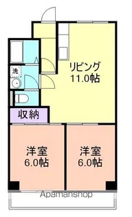 第2ルネみなと【3階】の間取り
