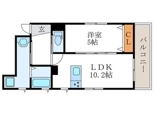 Danke Court【3階】の間取り