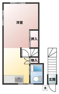 Kハウス【2階】の間取り