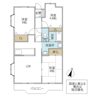 プレアデス【11階】の間取り