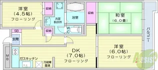 グレイスハイツ台原【2階】の間取り