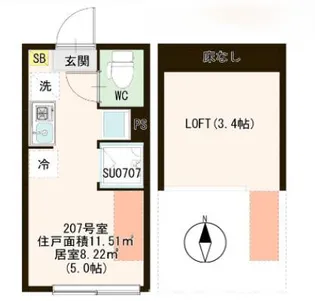 ハーモニーテラス新小岩IV【2階】の間取り