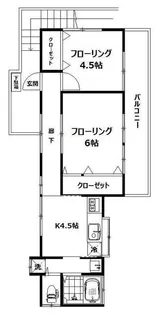 テレーズ・シオン【2階】の間取り