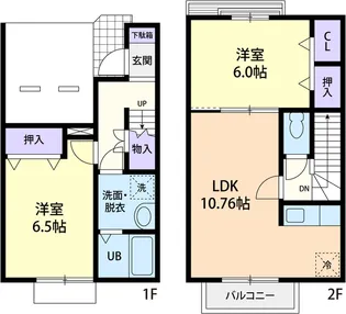 Dear court toi Cの間取り