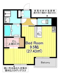 Reserve 越谷 レジデンス【2階】の間取り