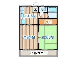 メゾンコンノ【2階】の間取り