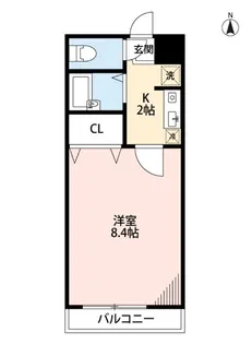 ロイヤルパレス神明町【6階】の間取り