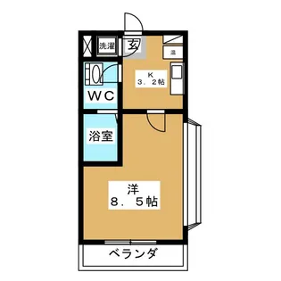 エスポワール【4階】の間取り