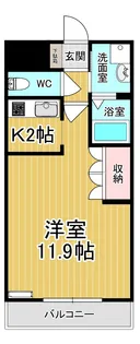 シェルルあずま【2階】の間取り