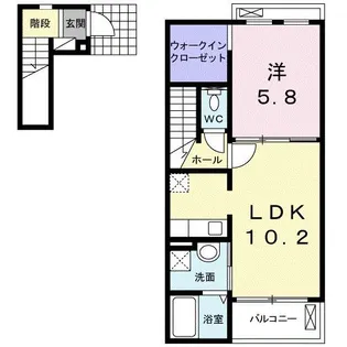 サニーハウス【2階】の間取り