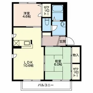 ファーストステップY B【2階】の間取り