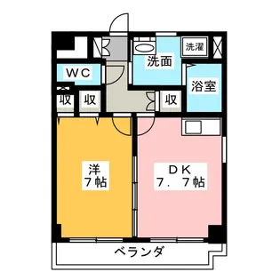 スプリングプレイス【1階】の間取り