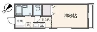 コーポたつみ【2階】の間取り