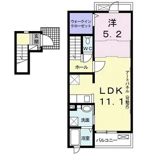ヴィオラII【2階】の間取り