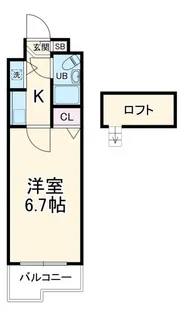 ジョイフル相模原【3階】の間取り
