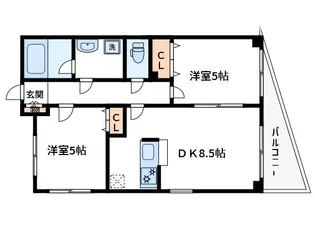SーANNEX【5階】の間取り
