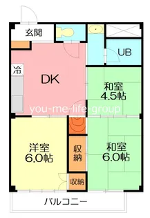 今井ハイツ【2階】の間取り