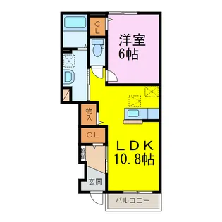 コンフォルト カーサ【1階】の間取り