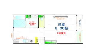 ハイツフレンド高崎V【2階】の間取り