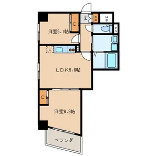 千蔵-チクラ-【3階】の間取り