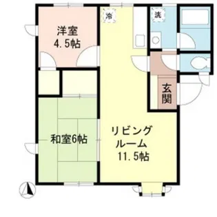 エクセレント武蔵浦和A【2階】の間取り
