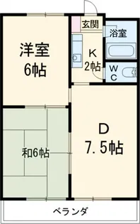レジデンス大功【2階】の間取り