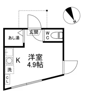 アーバンプレイス新宿中央【1階】の間取り