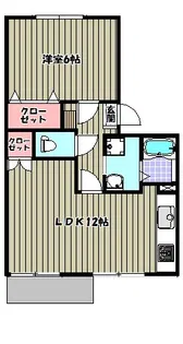 タウニィハイツ金剛【2階】の間取り