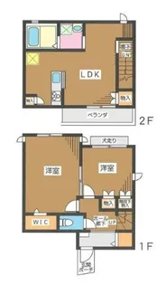 バルコンソア【2階】の間取り