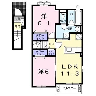 プレミアコート【2階】の間取り