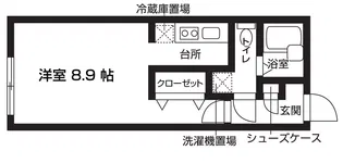 メトロステージS赤塚【4階】の間取り