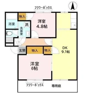 ロイヤルウイングA棟【3階】の間取り