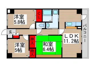 INSURANCE BLDG.XVII【2階】の間取り