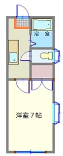 宮城県仙台市宮城野区幸町1【アパート】の間取り