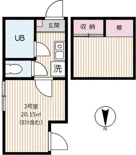 八景舎 高円寺南【2階】の間取り