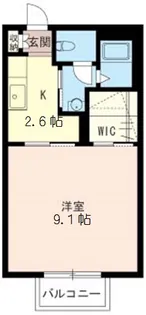 アビタシオン【1階】の間取り