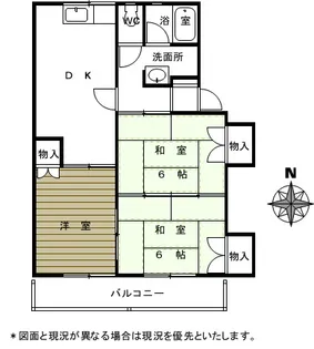 エクセレントスズキA【2階】の間取り