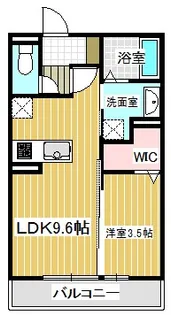 フォレストメゾン大野原【1階】の間取り