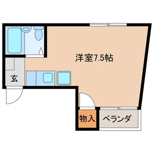 岐阜県岐阜市羽衣町1【マンション】の間取り