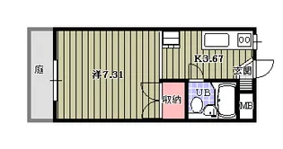 フェニックスハイツI【1階】の間取り