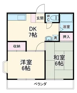 グレースハイツI【2階】の間取り