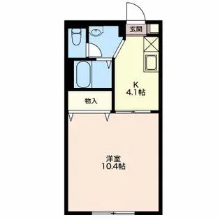 ディアコート99 202【2階】の間取り