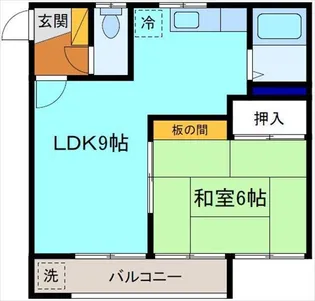 メゾンブルーメ【2階】の間取り