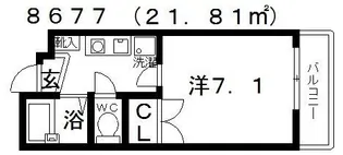 グレース栄【3階】の間取り