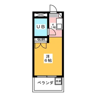 ハニイ枡形【3階】の間取り